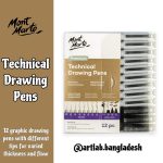 Technical Drawing Pens Premium 12pc