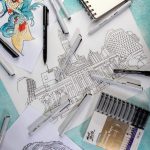 Technical Drawing Pens Premium 12pc - Image 2