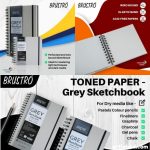 Brustro Grey Sketchbook (6 x 6 inch) - Image 3
