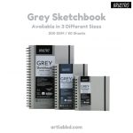 Brustro Grey Sketchbook (6 x 6 inch) - Image 4