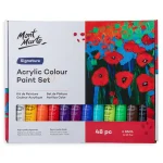 Mont Marte Acrylic Colour Paint Set Signature 48pc x 36ml