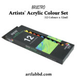 Brustro Artist Acrylic Colour Set 12 Shades 12ml