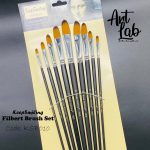 Keep Smiling Monalisa Filbert Brush Set 9pc