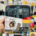Giorgione Wallet Brush Set – Silver