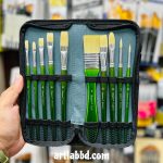 Giorgione Wallet Brush Set – Green - Image 2