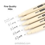 Baoke Needle Drawing Pen (5pc) - Image 3