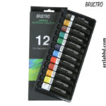 Brustro Artist Acrylic Colour Set 12 Shades 12ml - Image 2