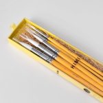 Himi Paint Brushes 5pc (Yellow) - Image 3
