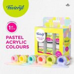 Fevicryl Pastel Acrylic Colours 6pc x 15ml