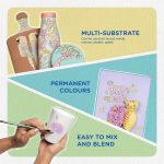 Fevicryl Pastel Acrylic Colours 6pc x 15ml - Image 4