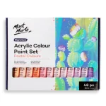 Mont Marte Acrylic Colour Pastel Paint Set Signature 48pc x 36ml - Image 6