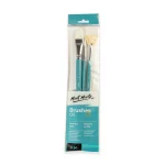 Mont Marte Oil Brushes Signature 3pc - Image 2