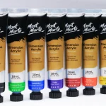 Mont Marte Dimension Acrylic Paint Intro Set Premium 8pc x 18ml - Image 3