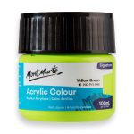 Mont Marte Acrylic Colour Paint Signature 100ml - Yellow Green