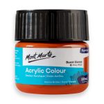 Mont Marte Acrylic Colour Paint Signature 100ml - Burnt Sienna