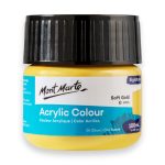 Mont Marte Acrylic Colour Paint 100ml - Soft Gold