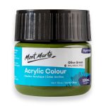 Mont Marte Acrylic Colour Paint 100ml – Olive Green