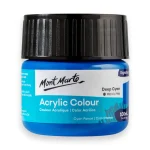 Mont Marte Acrylic Colour Paint Signature 100ml – Deep Cyan