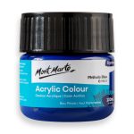 Mont Marte Acrylic Colour Paint 100ml – Phthalo Blue