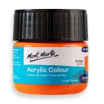 Mont Marte Acrylic Colour Paint 100ml – Orange
