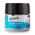Mont Marte Acrylic Colour Paint 100ml – Silver
