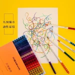 HIMI Colors Geometry City Oil Colored Pencil 36pc - Image 3