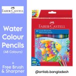 Faber-Castell Watercolour Pencils 48pc