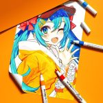 Guangbo Acrylic Markers - 12pc - Image 2