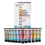 Mont Marte Acrylic Colour Pastel Paint Set Signature 12pc x 36ml