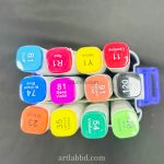 Guangbo Dual Tip Art Markers - 12 Colours - Image 2
