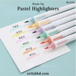 Brush Tip Pastel Highlighters - Image 2