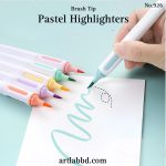 Brush Tip Pastel Highlighters