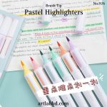 Brush Tip Pastel Highlighters - Image 4