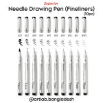 Superior Needle Drawing Pen (Fineliners)