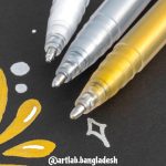 STA Gelly Roll Pen (White/Gold/Silver) - Image 9
