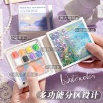Portable Mini Notebook with Palette - Image 2