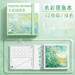Portable Mini Notebook with Palette - Image 4