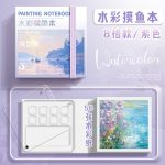 Portable Mini Notebook with Palette - Image 5