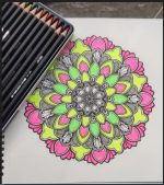 BRUSTRO Neon Colour Pencils 12 Tin - Image 4