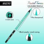 BRUSTRO Artists Pastel Coloured Pencils Tone (Set of 36) Tin Box - Image 6