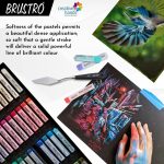 BRUSTRO Artist's Soft Pastels, Sticks - Set of 24 - Image 7
