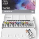 Winsor & Newton Professional Watercolor Paint Set, Lightweight Sketchers' Box, 12 x 5ml Tubes