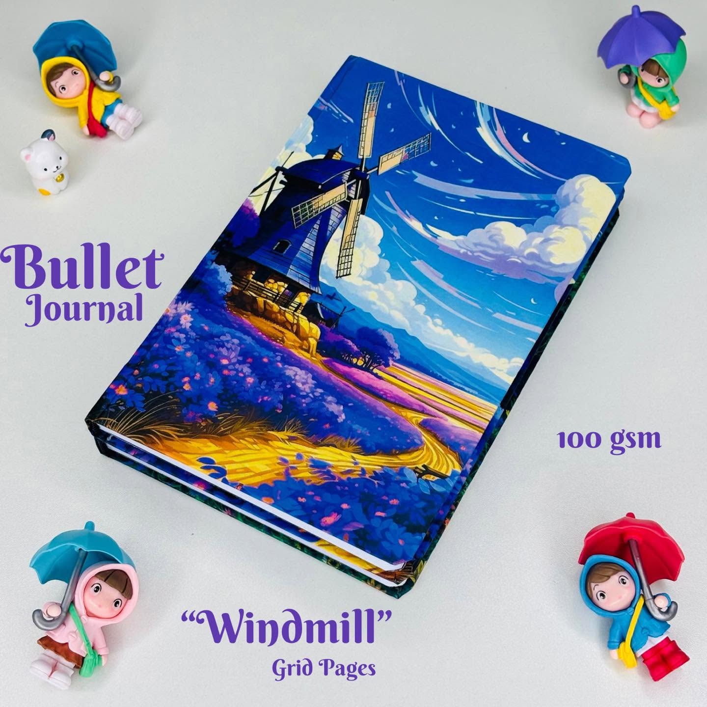 669172249_1264411749233246_8928003758130139495_n Art Lab Bullet Journal – Wind Turbine (Square Grid Sheets) - Image 1