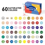 Arrtx Paint Pens 60 Regular Colors Acrylic Marker Brush Tip Art Supplies 60A - Image 2