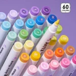 Arrtx Paint Pens 60 Anime Colors Acrylic Marker Brush Tip Art Supplies 60B - Image 4