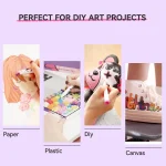 Arrtx Paint Pens 60 Anime Colors Acrylic Marker Brush Tip Art Supplies 60B - Image 9