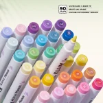 Arrtx 90 Colors Acrylic Marker Paint Pens Brush Tip Series - Image 8
