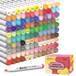 Arrtx 120 Anime Colors Acrylic Markers Brush Tip Paint Pens 120A - Image 9