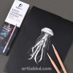 Giorgione White Charcoal Pencils Set - 6pcs - Image 3