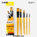 Giorgione Flat Brush Set 5pcs - GBV106